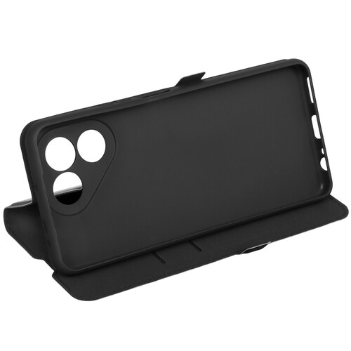 Купить Чехол-книжка  BoraSCO для Tecno POVA 7 Neo черный  5634860. Характеристики, отзывы и цены в Донецке