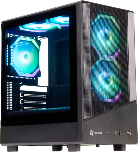 Купить Корпус 4FAN Indigon [INDMABFP] черный  9291305. Характеристики, отзывы и цены в Донецке