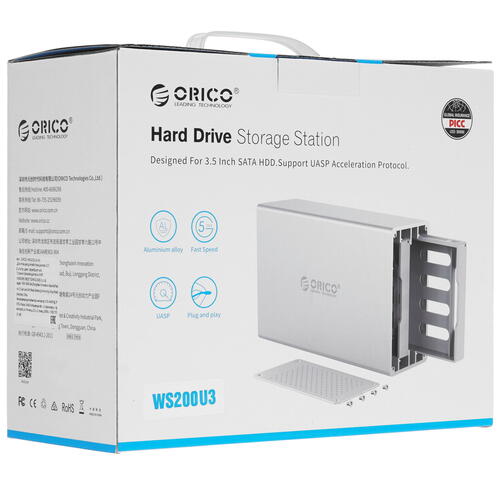 Купить Дисковое хранилище ORICO WS200U3-SV  5024508. Характеристики, отзывы и цены в Донецке