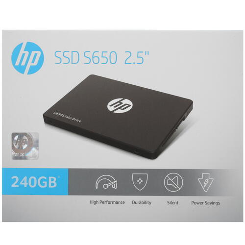 Купить 240 ГБ 2.5" SATA накопитель HP S650  4866343. Характеристики, отзывы и цены в Донецке