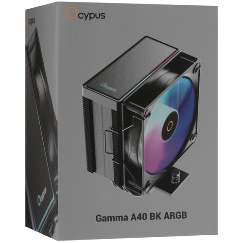 Купить Кулер для процессора Ocypus Gamma A40 BK ARGB  5612382. Характеристики, отзывы и цены в Донецке