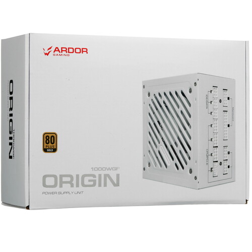 Купить Блок питания ARDOR GAMING ORIGIN 1000WGF  белый  5443945. Характеристики, отзывы и цены в Донецке