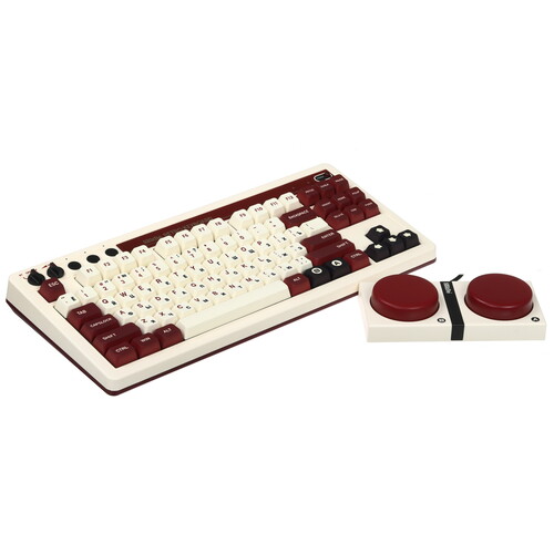 Купить Клавиатура проводная + беспроводная 8BitDo Retro Mechanical Keyboard - Fami Edition  5451163. Характеристики, отзывы и цены в Донецке