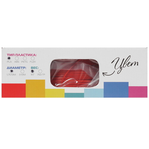 Купить Пластик Funtastique PLA-1KG-RD  1630362. Характеристики, отзывы и цены в Донецке