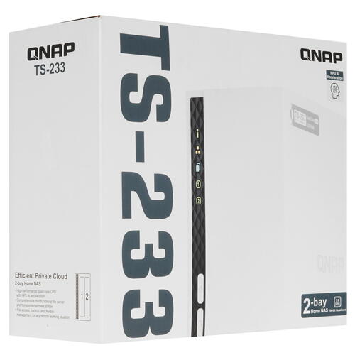 Купить Сетевое хранилище (NAS) QNAP TS-233  5074079. Характеристики, отзывы и цены в Донецке