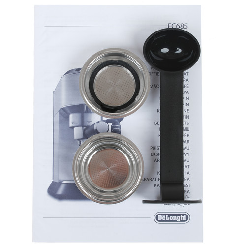 Купить Кофеварка рожковая DeLonghi Dedica EC 685.R красный  8116358. Характеристики, отзывы и цены в Донецке