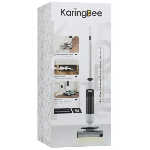 Купить Моющий пылесос вертикальный   KaringBee M2  белый  5604045. Характеристики, отзывы и цены в Донецке