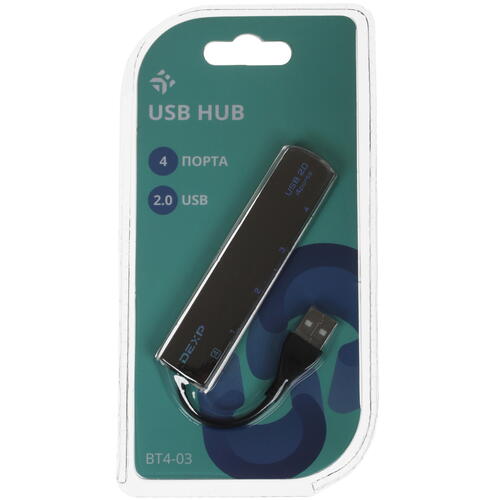 Купить USB-разветвитель DEXP BT4-03  1016902. Характеристики, отзывы и цены в Донецке