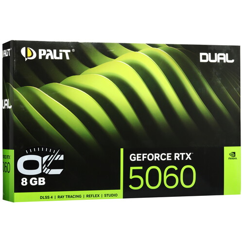 Купить Видеокарта Palit GeForce RTX 5060 Dual OC  5625909. Характеристики, отзывы и цены в Донецке