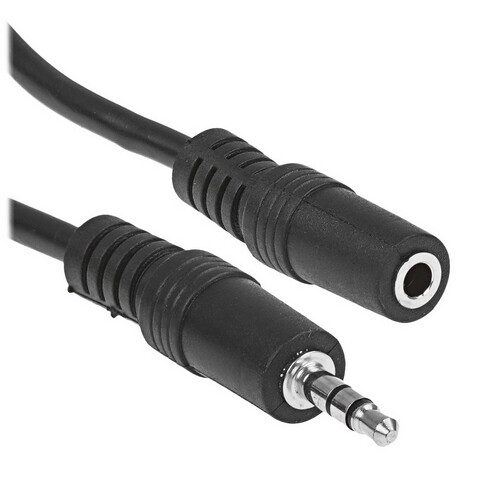 Купить Кабель   Perfeo jack 3.5 мм - jack 3.5 мм черный  5620269. Характеристики, отзывы и цены в Донецке