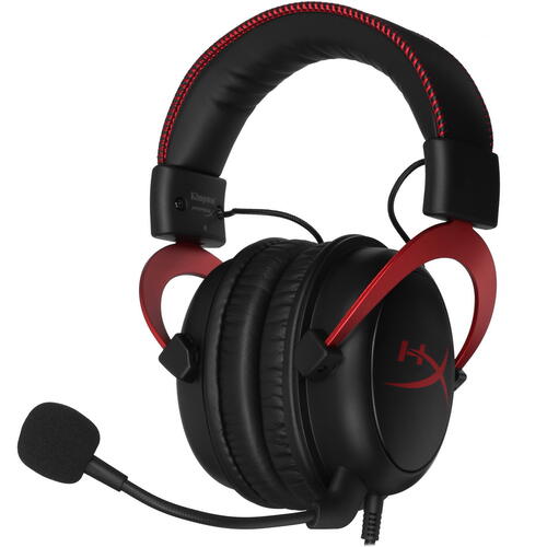 Купить Проводные наушники HyperX Cloud II KHX-HSCP-RD красный  5057625. Характеристики, отзывы и цены в Донецке