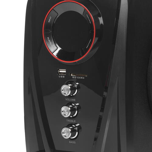 Купить Колонки Ginzzu GM-407 черный  1364074. Характеристики, отзывы и цены в Донецке