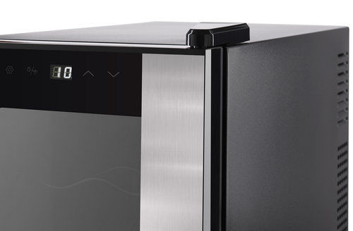 Купить Винный шкаф Tesler WCV-080 SILVER серебристый, черный  9057375. Характеристики, отзывы и цены в Донецке