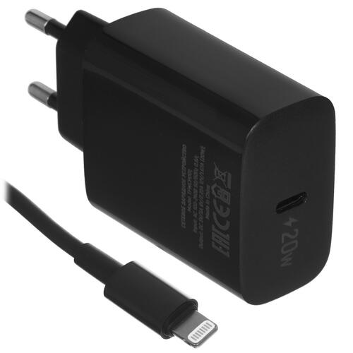 Купить Сетевое зарядное устройство TFN RAPID Type-C PD 20W черный  5367354. Характеристики, отзывы и цены в Донецке