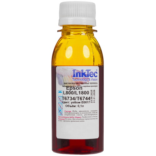 Купить Чернила  InkTec E0017 желтый  5602070. Характеристики, отзывы и цены в Донецке