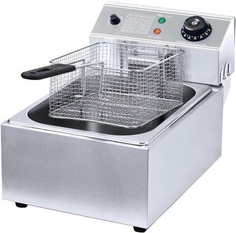 Купить Фритюрница Viatto EF-8L-B серебристый  9985906. Характеристики, отзывы и цены в Донецке