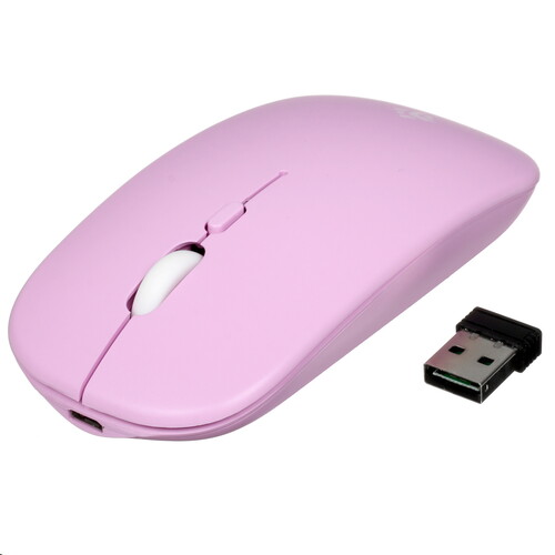 Купить Мышь беспроводная DEXP WM-904 Silent  фиолетовый  5422948. Характеристики, отзывы и цены в Донецке