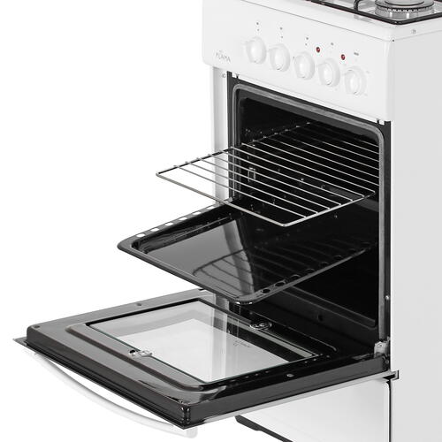 Купить Комбинированная плита Flama RK 23-105 W белый  8140064. Характеристики, отзывы и цены в Донецке