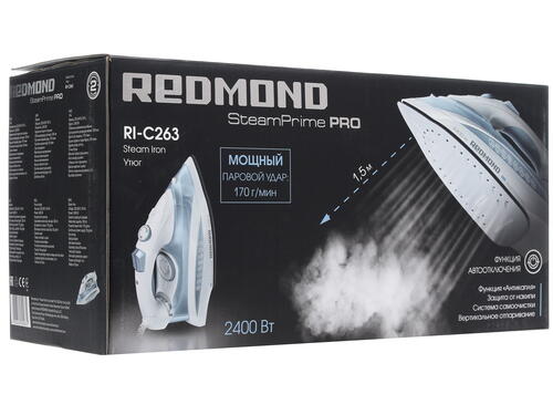 Купить Утюг REDMOND RI-C263 белый  1147780. Характеристики, отзывы и цены в Донецке