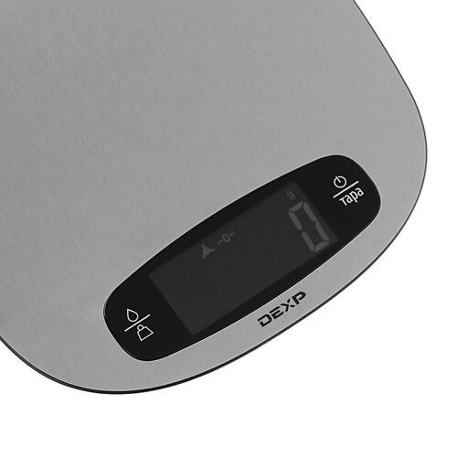 Купить Кухонные весы DEXP KS-50 серебристый  4717747. Характеристики, отзывы и цены в Донецке