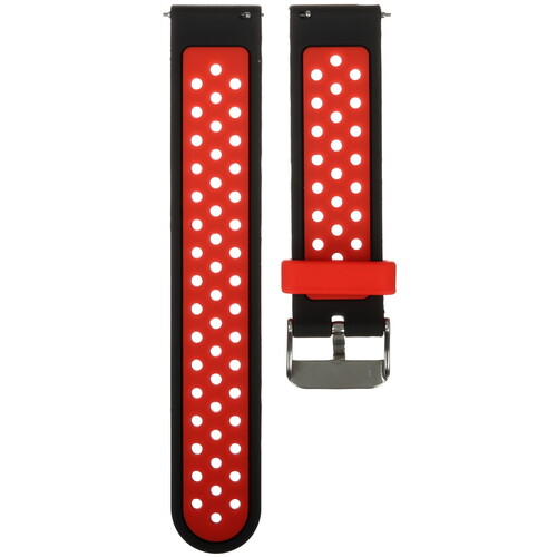 Купить Ремешок Red Line универсальный 20 мм черный/красный  5607827. Характеристики, отзывы и цены в Донецке