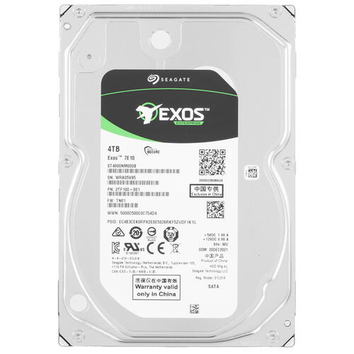 Купить 4 ТБ Жесткий диск Seagate Exos 7E10 [ST4000NM000B]  5091777. Характеристики, отзывы и цены в Донецке
