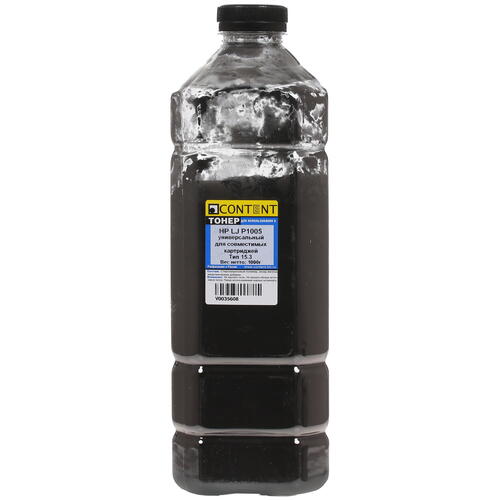 Купить Тонер Content для HP LJ P1005 черный  1268728. Характеристики, отзывы и цены в Донецке
