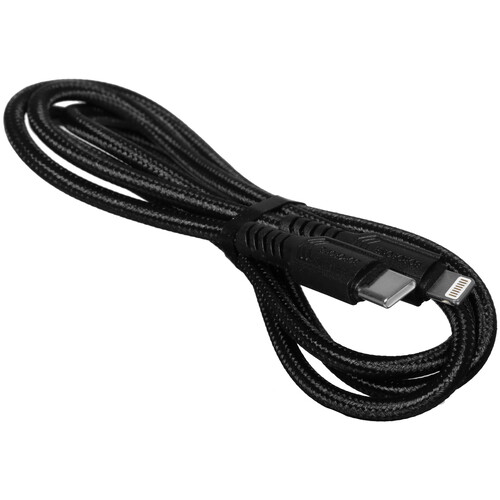 Купить Кабель круглый Borofone Lightning 8-pin - USB Type-C черный 1 м  5635324. Характеристики, отзывы и цены в Донецке