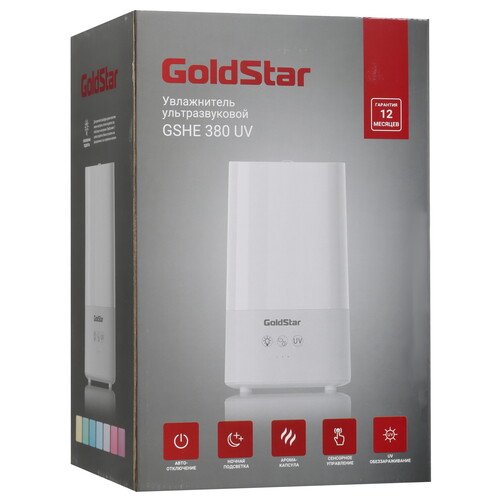 Купить Увлажнитель воздуха GoldStar GSHE 380 UV  9285245. Характеристики, отзывы и цены в Донецке