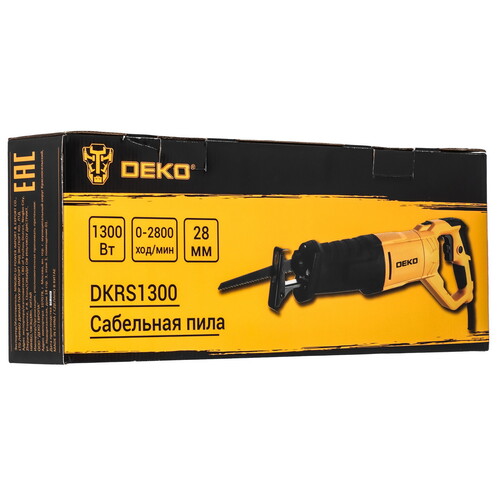 Купить Сабельная пила DEKO DKRS1300  9229347. Характеристики, отзывы и цены в Донецке