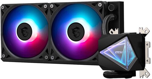 Купить Система охлаждения MSI MAG CORELIQUID I240 черная  5495296. Характеристики, отзывы и цены в Донецке