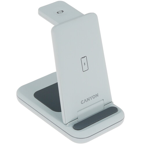 Купить Беспроводное зарядное устройство Canyon WS-304 голубой  9179689. Характеристики, отзывы и цены в Донецке