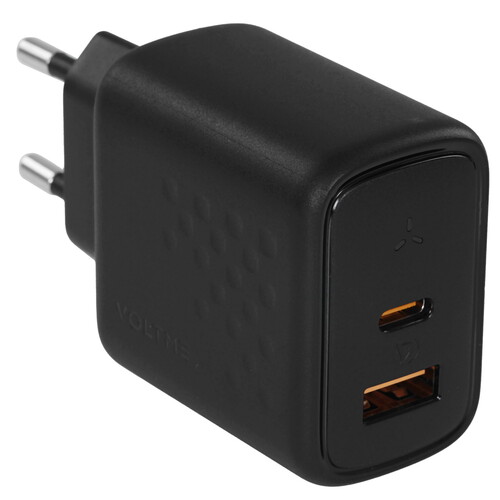 Купить Сетевое зарядное устройство VOLTME Revo 45 Duo черный  9211009. Характеристики, отзывы и цены в Донецке