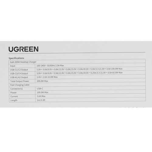 Купить Сетевое зарядное устройство Ugreen CD271 серый  9146593. Характеристики, отзывы и цены в Донецке