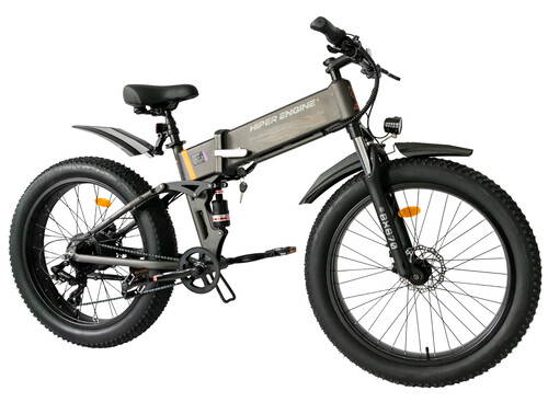 Купить Электровелосипед HIPER ENGINE FAT BX670 серый  5490014. Характеристики, отзывы и цены в Донецке