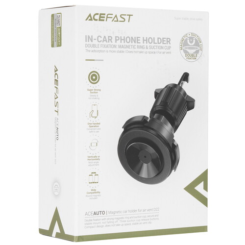 Купить Держатель автомобильный ACEFAST D22 черный  9191296. Характеристики, отзывы и цены в Донецке