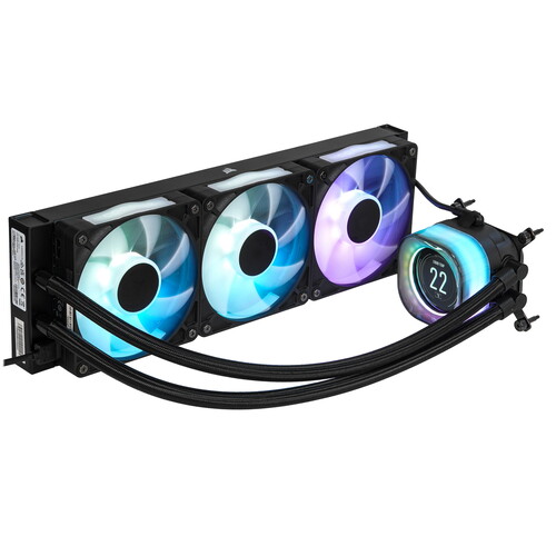 Купить Система охлаждения Corsair iCUE LINK TITAN 360 RX LCD черная  9269906. Характеристики, отзывы и цены в Донецке
