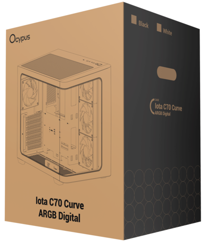 Купить Корпус Ocypus Iota C70 Curve ARGB  5637722. Характеристики, отзывы и цены в Донецке