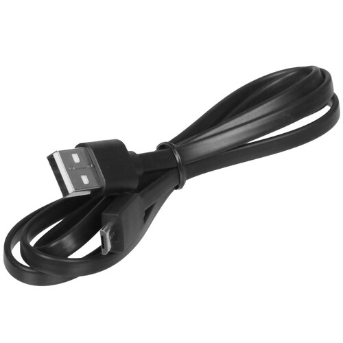 Купить Кабель плоский REXANT micro USB - USB 2.0 Type-A черный 1 м  5479547. Характеристики, отзывы и цены в Донецке