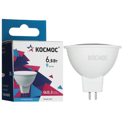 Купить Лампа светодиодная Космос LkecLED6.5wJCDRC45  9112138. Характеристики, отзывы и цены в Донецке