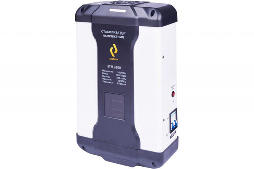 Купить Стабилизатор напряжения РУБИН ЦСН-3000  9100293. Характеристики, отзывы и цены в Донецке