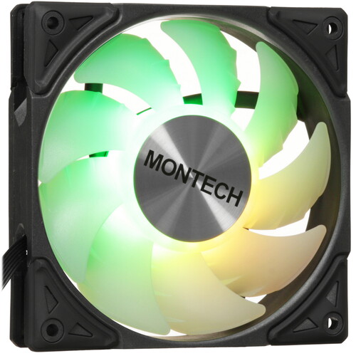 Купить Вентилятор Montech METAL PRO 12 ARGB PWM [MPABK] черный  5620663. Характеристики, отзывы и цены в Донецке