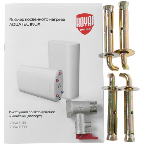 Купить Бойлер косвенного нагрева Royal Thermo Aquatec Inox RTWX-F 100  5334915. Характеристики, отзывы и цены в Донецке