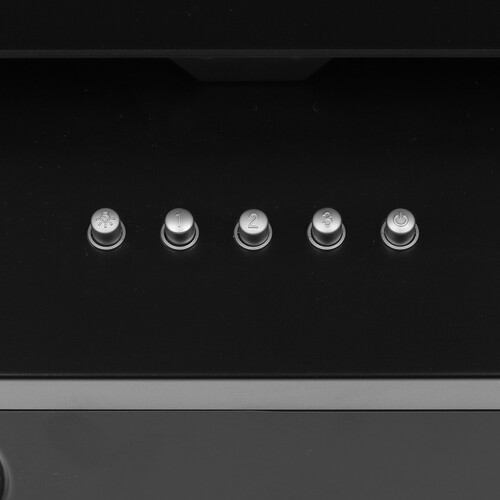 Купить Вытяжка наклонная Weissgauff Gamma 50 PB BL черный/черный  8122554. Характеристики, отзывы и цены в Донецке