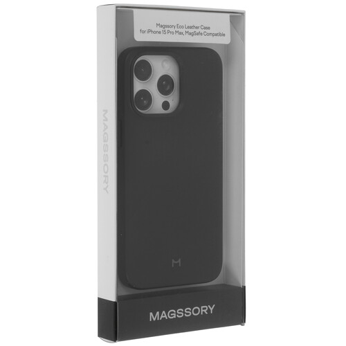 Купить Накладка  Magssory Eco Leather Case для Apple iPhone 15 Pro Max синий  9265535. Характеристики, отзывы и цены в Донецке