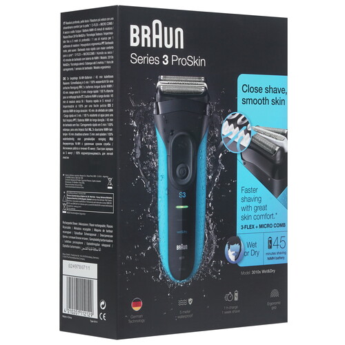 Купить Электробритва Braun Series 3 3010s  1235607. Характеристики, отзывы и цены в Донецке