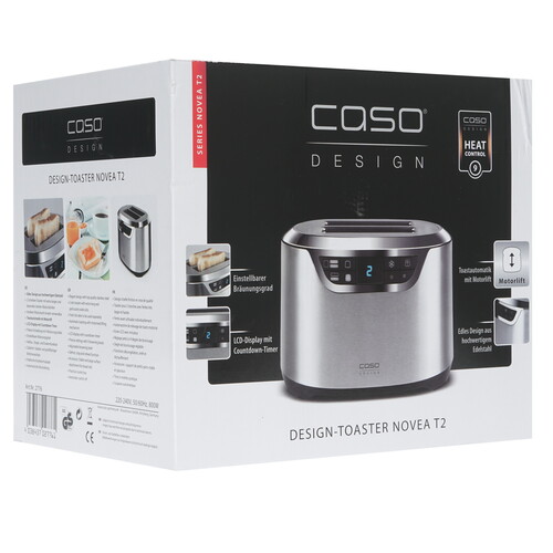 Купить Тостер CASO T2 серебристый  8117471. Характеристики, отзывы и цены в Донецке