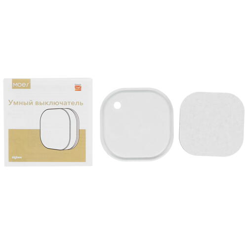 Купить Умный выключатель MOES ZigBee 1-Gang Wireless Switch  9079612. Характеристики, отзывы и цены в Донецке