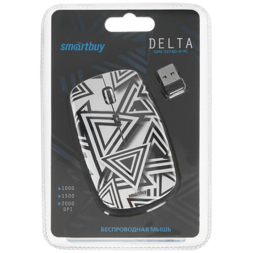 Купить Мышь беспроводная Smartbuy 327AG [SBM-327AG-D-FC] черный  5027081. Характеристики, отзывы и цены в Донецке