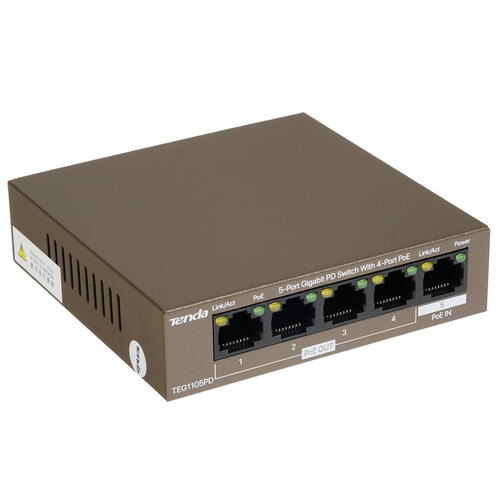 Купить Коммутатор Tenda TEG1105PD  4856795. Характеристики, отзывы и цены в Донецке
